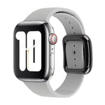 黑色扣環矽膠錶帶，適用於 Apple Watch Series 7 41mm / 6&SE&5&4 40mm / 3&2&1 38mm