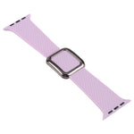 黑色扣環矽膠錶帶，適用於 Apple Watch Series 7 41mm / 6&SE&5&4 40mm / 3&2&1 38mm