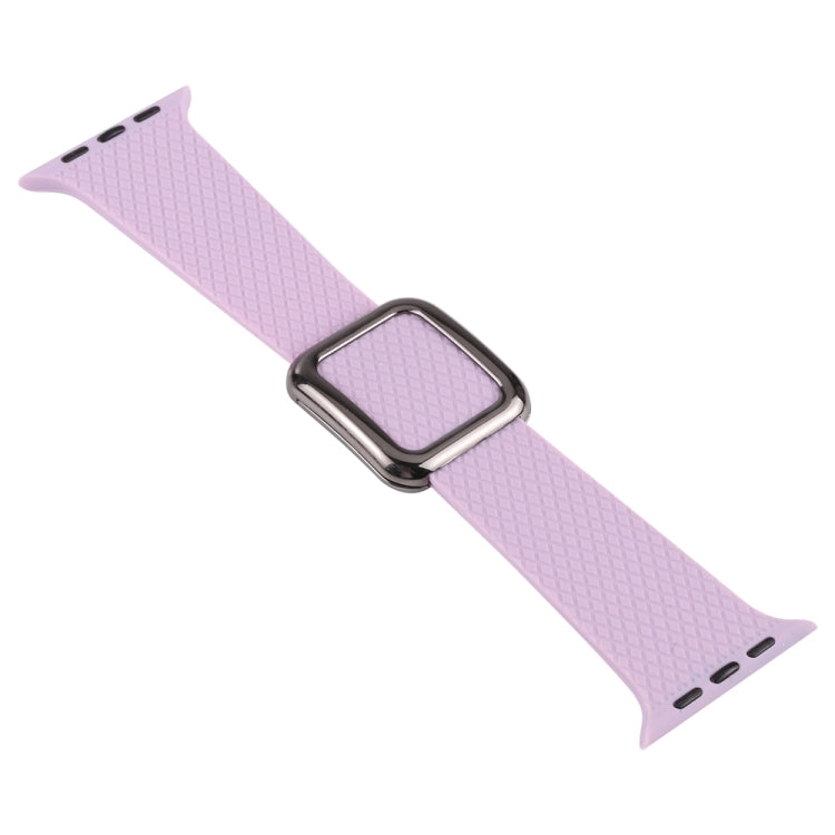 黑色扣環矽膠錶帶，適用於 Apple Watch Series 7 41mm / 6&SE&5&4 40mm / 3&2&1 38mm
