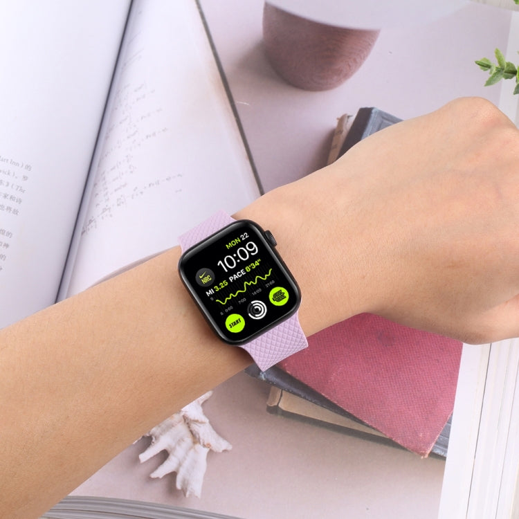 黑色扣環矽膠錶帶，適用於 Apple Watch Series 7 41mm / 6&SE&5&4 40mm / 3&2&1 38mm