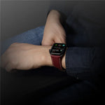 環保真皮錶帶，適用於 Apple Watch 系列，適用於 Apple Watch Series 5