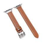 14mm 牛皮皮革錶帶，適用於 Apple Watch 系列，7 41mm/6&SE&5&4 40mm/3&2&1 38mm，7 45mm/6&SE&5&4 44mm/3&2&1 42mm
