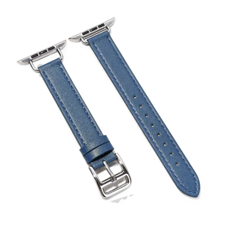 14mm 牛皮皮革錶帶，適用於 Apple Watch 系列，7 41mm/6&SE&5&4 40mm/3&2&1 38mm，7 45mm/6&SE&5&4 44mm/3&2&1 42mm