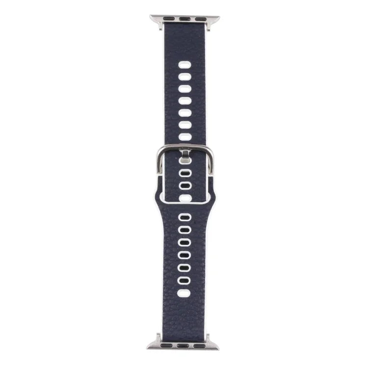 荔枝紋 TPU 錶帶，適用於 Apple Watch 系列，7 41mm / 6&SE&5&4 40mm / 3&2&1 38mm，7 45mm / 6&SE&5&4 44mm / 3&2&1 42mm