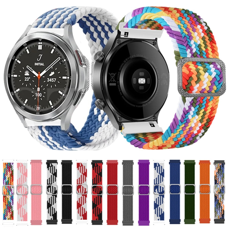 尼龍編織彈性錶帶，適用於 Samsung Galaxy Gear S3，適用於 Samsung Galaxy Watch4 40mm/44mm