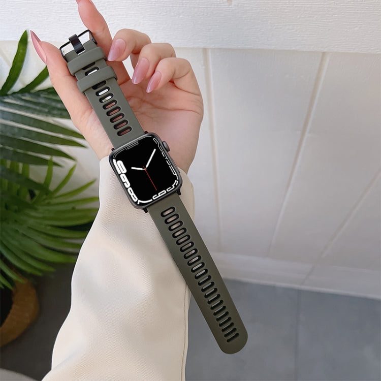 矽膠錶帶，適用於Apple Watch Series，7 41mm / 6&SE&5&4 40mm / 3&2&1 38mm，7 45mm / 6&SE&5&4 44mm / 3&2&1 42mm