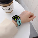 矽膠錶帶，適用於Apple Watch Series，7 41mm / 6&SE&5&4 40mm / 3&2&1 38mm，7 45mm / 6&SE&5&4 44mm / 3&2&1 42mm