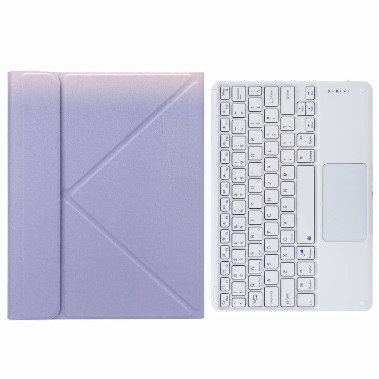 H-102C 觸控藍牙鍵盤皮套，附後方三折支架，適用於 iPad 10.2 2020 & 2019 / Pro 10.5 吋