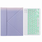 H-102S 單色背光藍牙鍵盤皮套，帶後方三折支架，適用於 iPad 10.2 2020 & 2019 / Pro 10.5 吋，適用於 iPad 9.7 2018 & 2017，適用於 iPad Pro 11 吋 2021 & 2020 & 2018 / Air 2020 10.9 吋