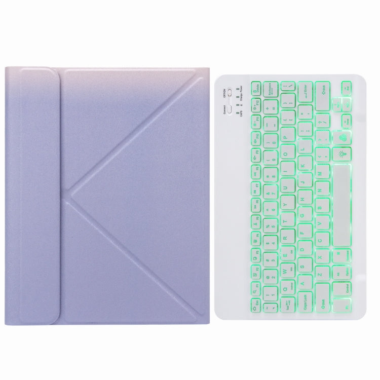 H-102S 單色背光藍牙鍵盤皮套，帶後方三折支架，適用於 iPad 10.2 2020 & 2019 / Pro 10.5 吋，適用於 iPad 9.7 2018 & 2017，適用於 iPad Pro 11 吋 2021 & 2020 & 2018 / Air 2020 10.9 吋