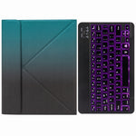 H-102S 單色背光藍牙鍵盤皮套，帶後方三折支架，適用於 iPad 10.2 2020 & 2019 / Pro 10.5 吋，適用於 iPad 9.7 2018 & 2017，適用於 iPad Pro 11 吋 2021 & 2020 & 2018 / Air 2020 10.9 吋