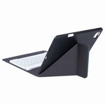 H-102 藍牙鍵盤皮套，帶後方三折支架，適用於 iPad 10.2 2020 & 2019 / Pro 10.5 吋，適用於 iPad 9.7 2018 & 2017，適用於 iPad Pro 11 吋 2021 & 2020 & 2018 / Air 2020 10.9 吋