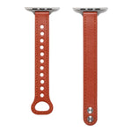 雙鉚釘皮革錶帶，適用於 Apple Watch 系列，7 41mm / 6&SE&5&4 40mm / 3&2&1 38mm，7 45mm / 6&SE&5&4 44mm / 3&2&1 42mm