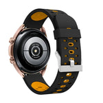 三排孔矽膠錶帶，適用於 Samsung Galaxy Watch 3 45mm