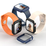 ROCK 2 合 1 PC 框架 + 強化玻璃保護殼，適用於 Apple Watch Series 9 / 8 / 7 41mm，適用於 Apple Watch Series 9 / 8 / 7 45mm