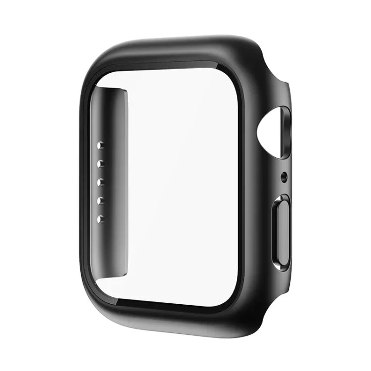 ROCK 2 合 1 PC 框架 + 強化玻璃保護殼，適用於 Apple Watch Series 9 / 8 / 7 41mm，適用於 Apple Watch Series 9 / 8 / 7 45mm