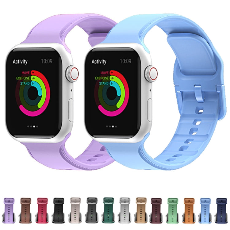 Apple Watch 系列矽膠錶帶，7 45mm / 6&SE&5&4 44mm / 3&2&1 42mm