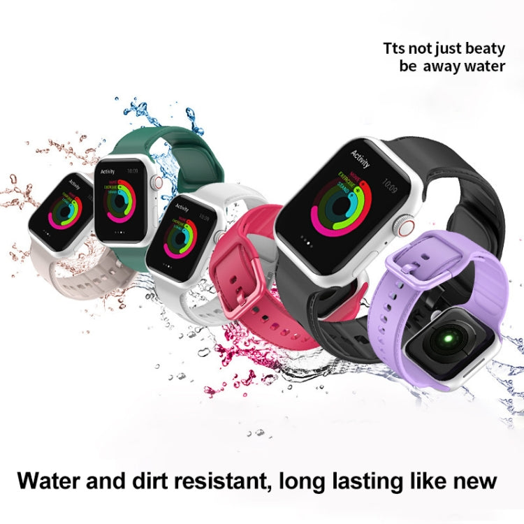 Apple Watch 系列矽膠錶帶，7 45mm / 6&SE&5&4 44mm / 3&2&1 42mm
