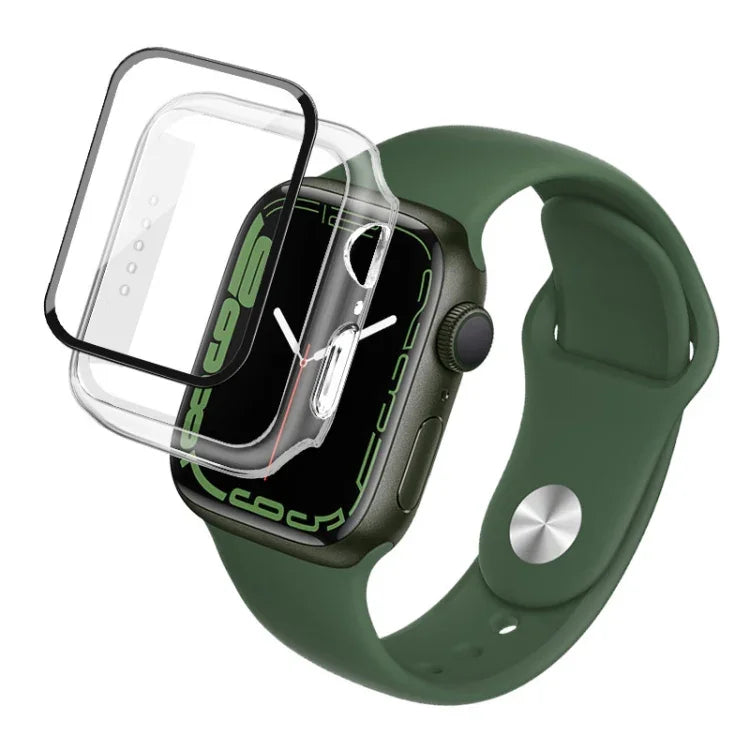 imak PC 錶殼附強化玻璃膜，適用於 Apple Watch Series 9 / 8 / 7 41mm，適用於 Apple Watch Series 9 / 8 / 7 45mm