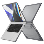 TPU + PC 雙色筆記型電腦保護殼，適用於 MacBook Pro 14.2 吋 A2442 2021