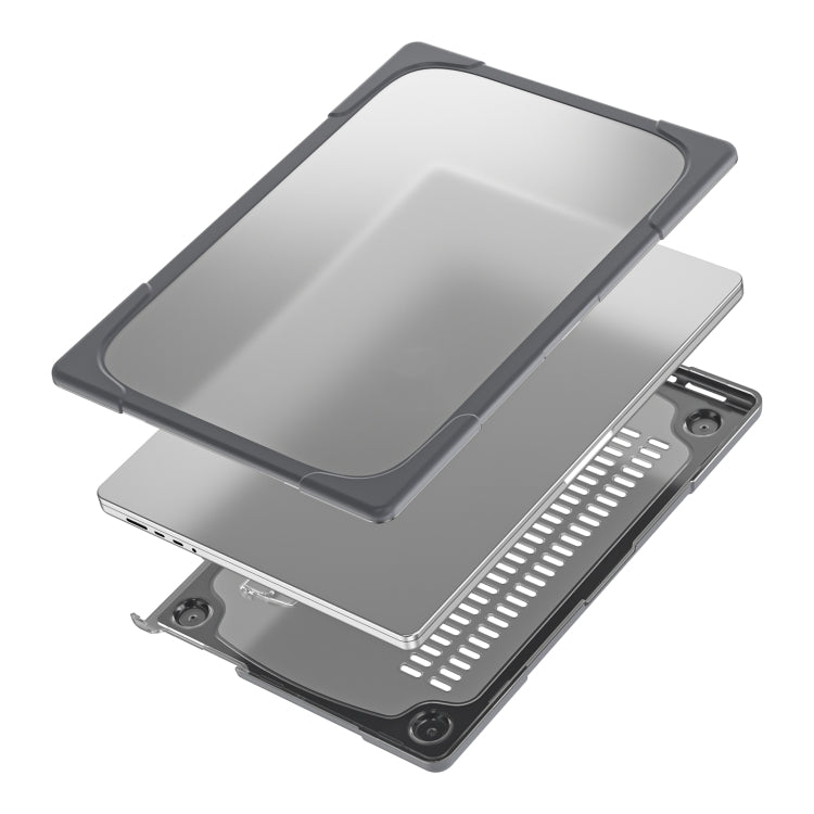 TPU + PC 雙色筆記型電腦保護殼，適用於 MacBook Pro 14.2 吋 A2442 2021