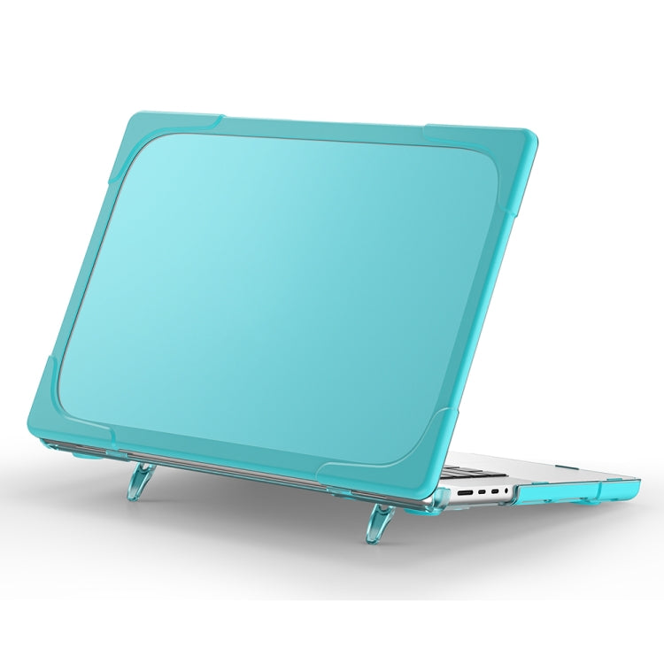 TPU + PC 雙色筆記型電腦保護殼，適用於 MacBook Pro 14.2 吋 A2442 2021