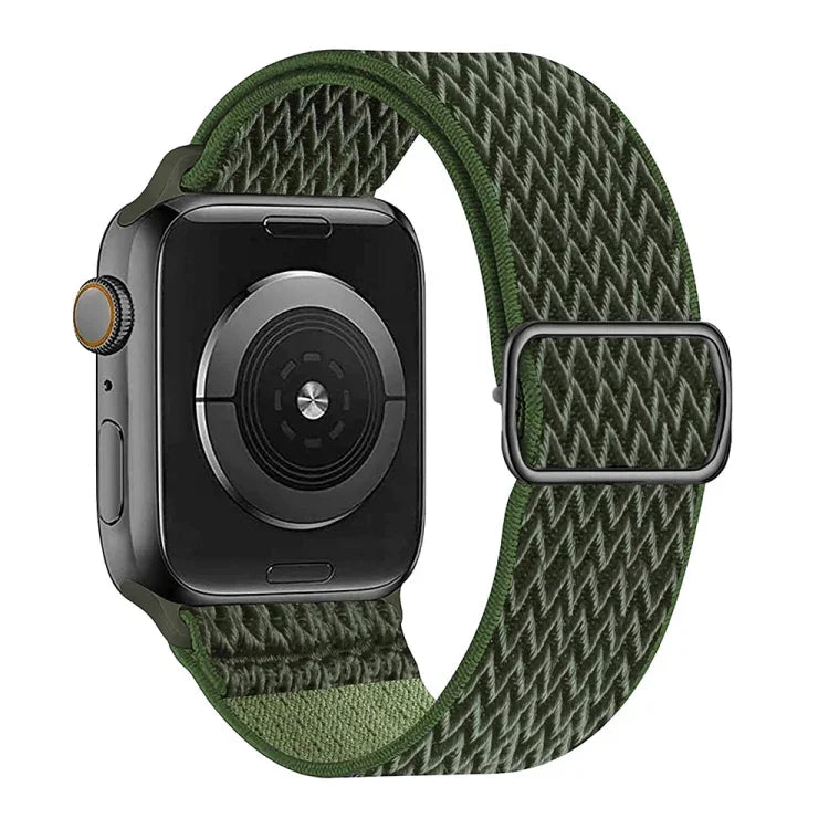 W 紋理尼龍錶帶，適用於 Apple Watch Series，7 41mm / 6&SE&5&4 40mm / 3&2&1 38mm，7 45mm / 6&SE&5&4 44mm / 3&2&1 42mm