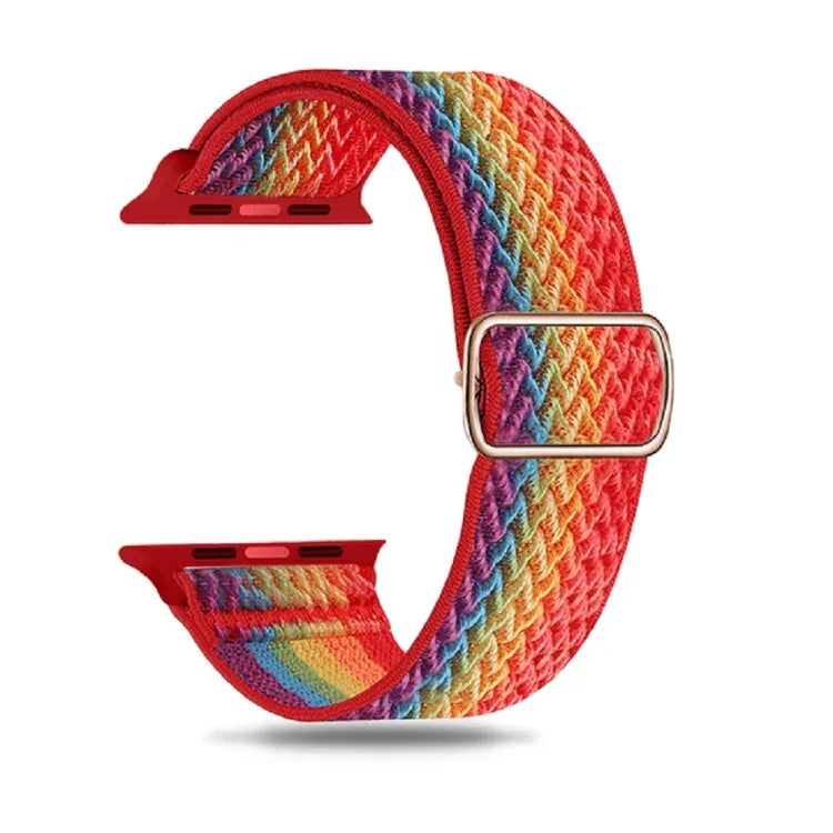 W 紋理尼龍錶帶，適用於 Apple Watch Series，7 41mm / 6&SE&5&4 40mm / 3&2&1 38mm，7 45mm / 6&SE&5&4 44mm / 3&2&1 42mm