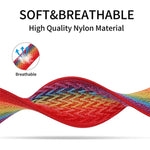 W 紋理尼龍錶帶，適用於 Apple Watch Series，7 41mm / 6&SE&5&4 40mm / 3&2&1 38mm，7 45mm / 6&SE&5&4 44mm / 3&2&1 42mm