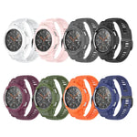 碳纖維運動矽膠一體式錶帶，適用於 Samsung Galaxy Watch4 Classic 42mm
