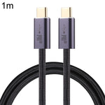 140W USB 2.0 USB-C / Type-C 公對 USB-C / Type-C 公編織數據線，1米、1.5米、2米