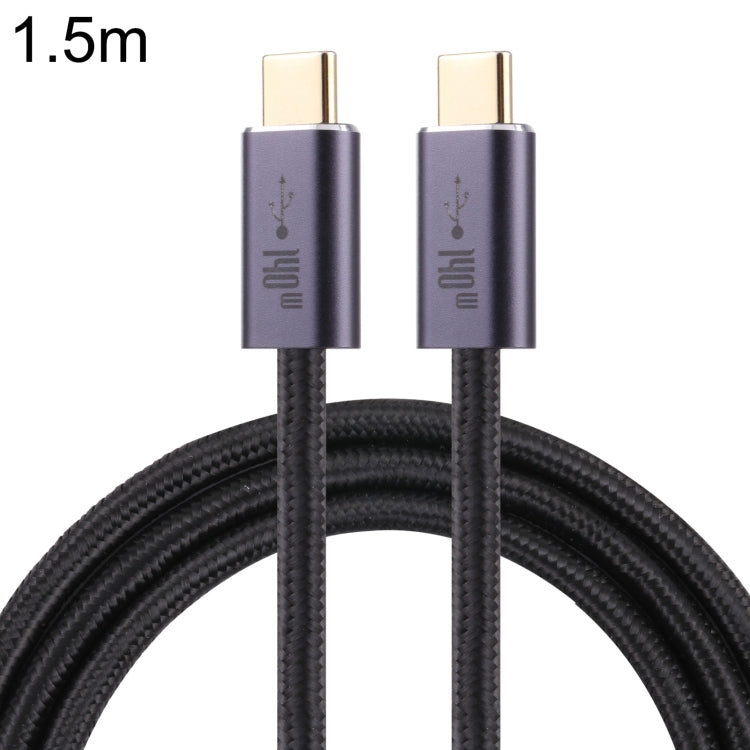 140W USB 2.0 USB-C / Type-C 公對 USB-C / Type-C 公編織數據線，1米、1.5米、2米