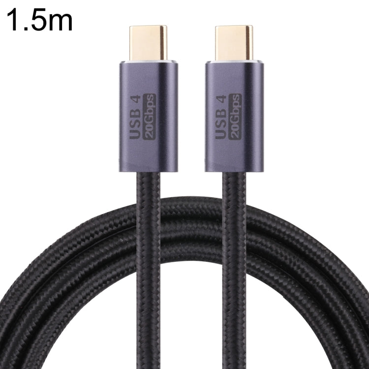 20Gbps USB 4 USB-C / Type-C 公對 USB-C / Type-C 公編織數據線，0.5米、1米、1.5米、2米、3米
