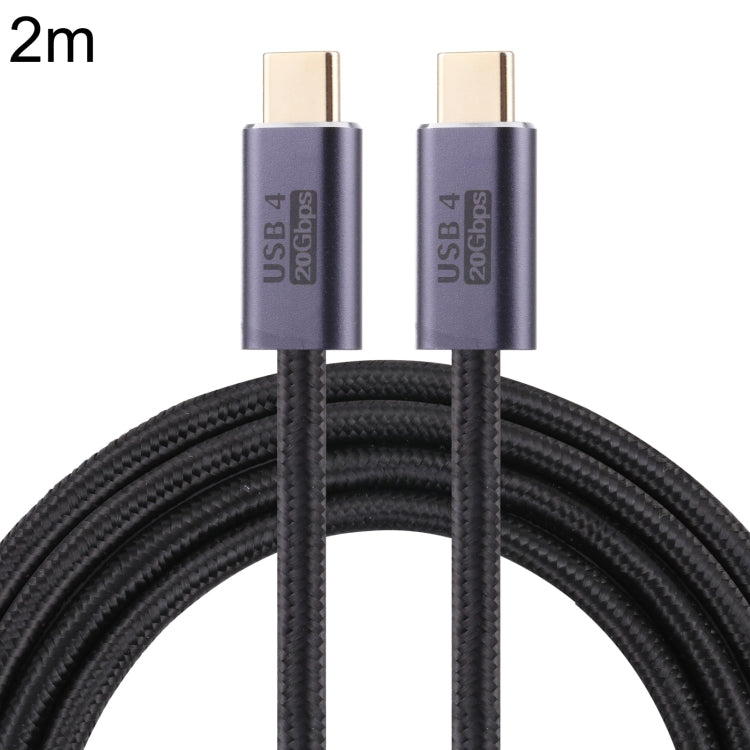 20Gbps USB 4 USB-C / Type-C 公對 USB-C / Type-C 公編織數據線，0.5米、1米、1.5米、2米、3米
