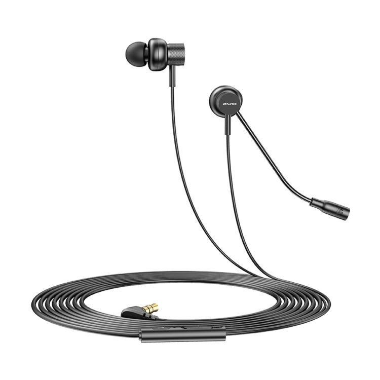 awei ES-180i 入耳式電競有線耳機附麥克風，ES-180i