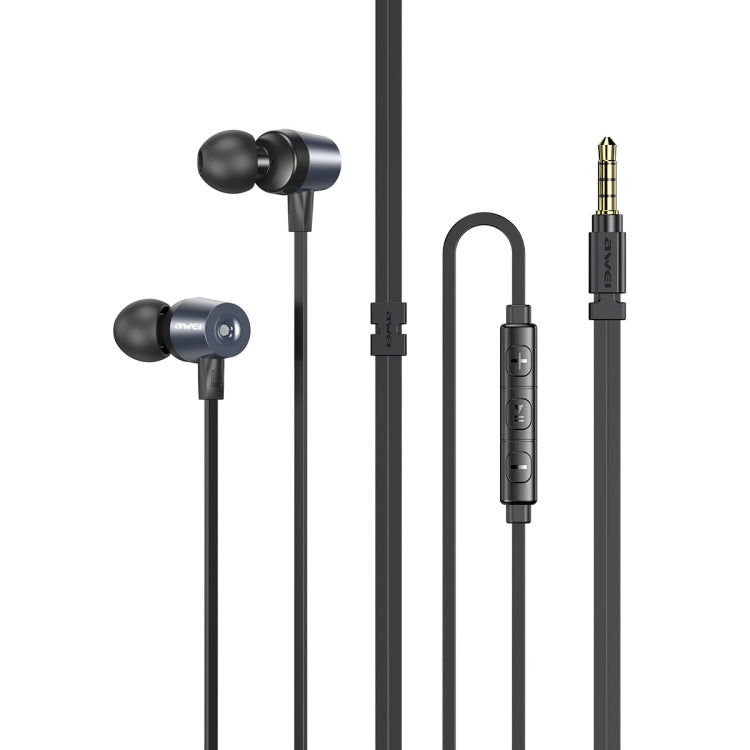 awei L1 立體聲環繞入耳式有線耳機，L1（黑色）、L1（灰色）