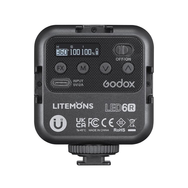 Godox LED-6R RGB LED影片拍攝補光燈，LED-6R
