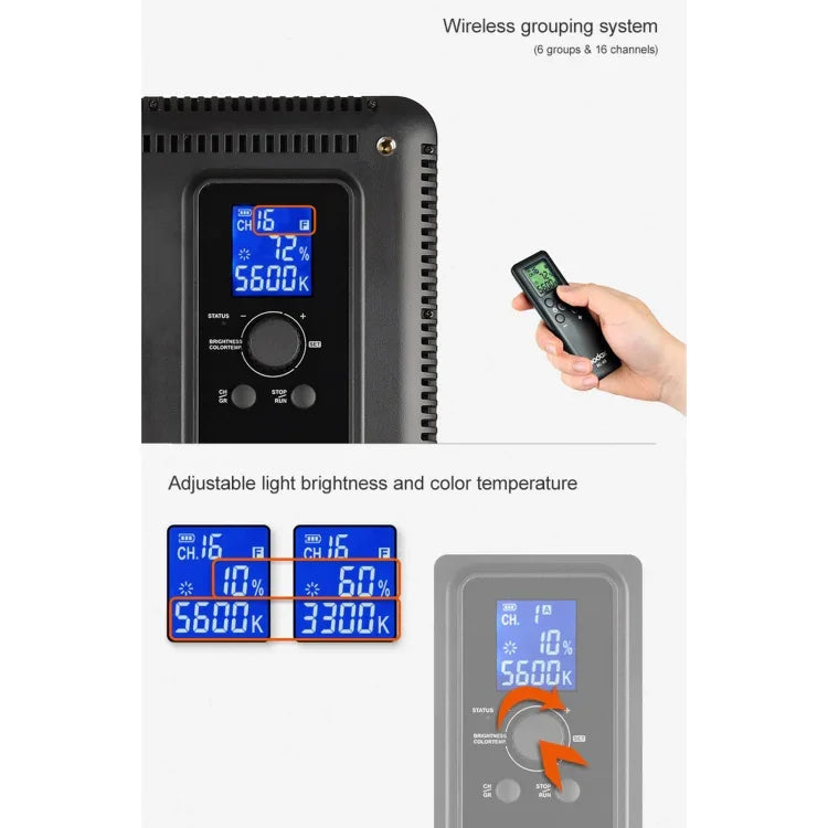 Godox LEDP260C LED影片拍攝燈，LEDP260C