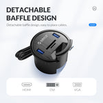 ORICO DESK-4U-BK 4 埠 USB3.0 多功能桌上型集線器