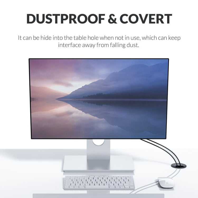 ORICO DESK-4U-BK 4 埠 USB3.0 多功能桌上型集線器