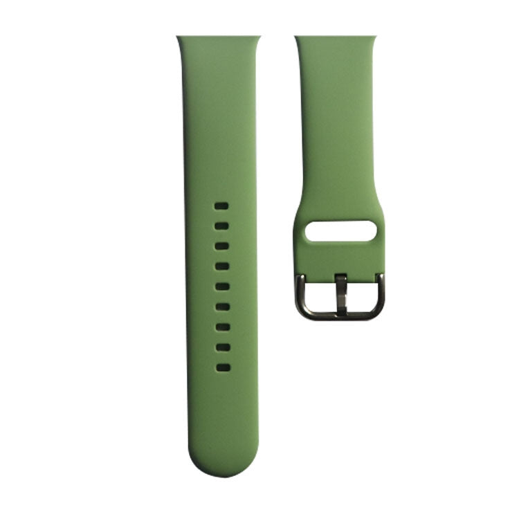 矽膠錶帶，尺寸：S 110mm，適用於 Apple Watch 系列 7 41mm / 6&SE&5&4 40mm / 3&2&1 38mm，110mm
