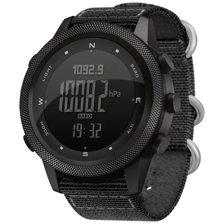 NORTH EDGE APACHE-46 Outdoor Waterproof Men Multifunction Digital Smart Sports Watch, Nylon Strap