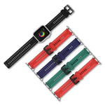 碳纖維紋理錶帶，適用於 Apple Watch 系列，7 41mm / 6&SE&5&4 40mm / 3&2&1 38mm，7 45mm / 6&SE&5&4 44mm / 3&2&1 42mm