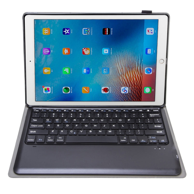 A129 TPU 可拆式藍牙鍵盤皮套附支架，適用於 iPad Pro 12.9 吋 2015 / 2017，AM17