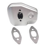 鏈鋸排氣消音器墊片 適用於 Husqvarna 235 236 240 235E 240E，適用於 Husqvarna 235 236 240 235E 240E