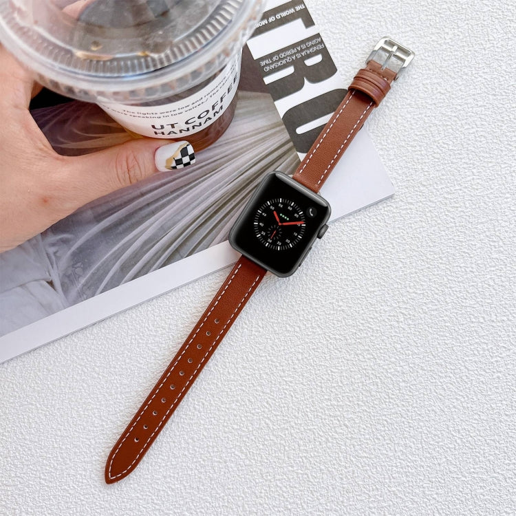 皮革錶帶，適用於Apple Watch Series，7 41mm / 6&SE&5&4 40mm / 3&2&1 38mm，7 45mm / 6&SE&5&4 44mm / 3&2&1 42mm