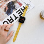 皮革錶帶，適用於Apple Watch Series，7 41mm / 6&SE&5&4 40mm / 3&2&1 38mm，7 45mm / 6&SE&5&4 44mm / 3&2&1 42mm