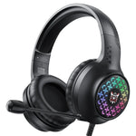 ONIKUMA X7 Pro USB + 3.5mm RGB 燈光遊戲有線耳機，X7 Pro