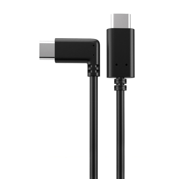 USB 3.2 Gen1 Type-C 轉 USB 3.2 Gen1 Type-C 單彎頭 VR 連接線，適用於 Oculus Quest 1 / 2，3 米單彎頭