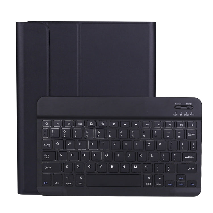 A11B 羊皮紋理超薄藍牙鍵盤皮套附筆槽，A11B，適用於 iPad Air 2022 / Air 2020 10.9